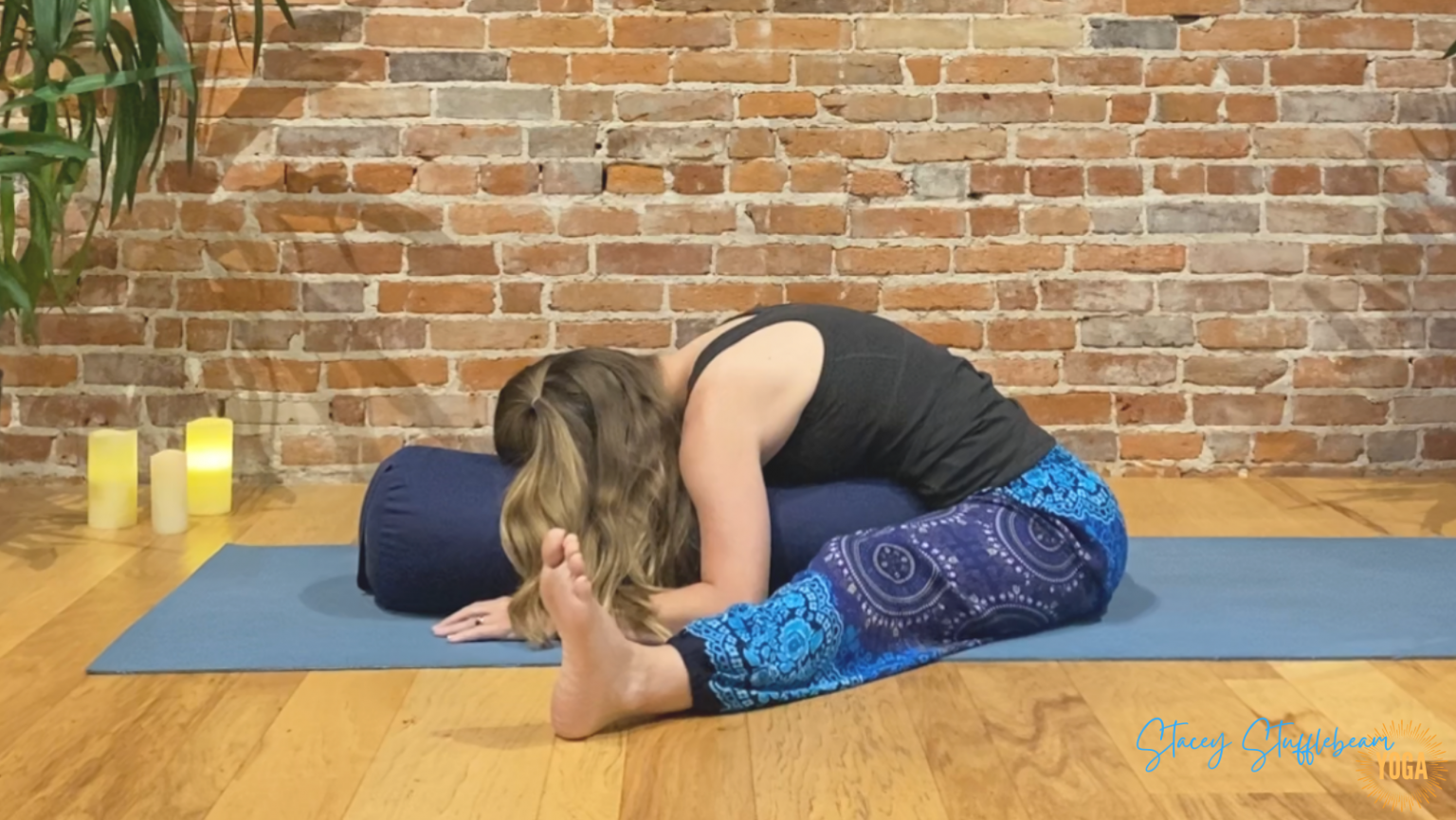 Restorative Yoga with a Bolster Stacey Stufflebeam Yoga