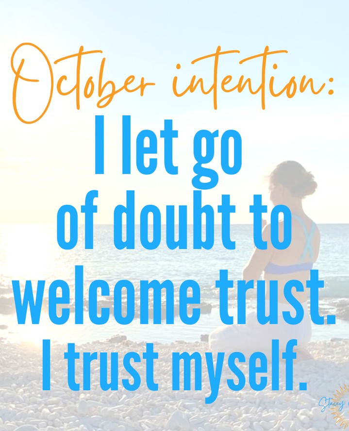 As we say goodbye to September and the intention I am worthy of good things, we carry that truth forward into a new month as we welcome a new one. ⁠
⁠
October’s fresh intention is here to guide us:⁠
💛 I let go of doubt to welcome trust. I trust myself. 💙⁠
⁠
Just like the autumn leaves, this season invites us to release what no longer serves us. ⁠
⁠
Doubt can be heavy, but each time you breathe, move, and show up for yourself, you create space for trust. ⁠
Trust in the process. ⁠
Trust in the journey. ⁠
Trust in yourself. ⁠
⁠
Let’s step into this new month together, rooted in worthiness and open to trust.⁠
⁠